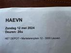 concertkaart Haevn in Leuven, Tickets en Kaartjes, Concerten | Overige, Mei, Eén persoon