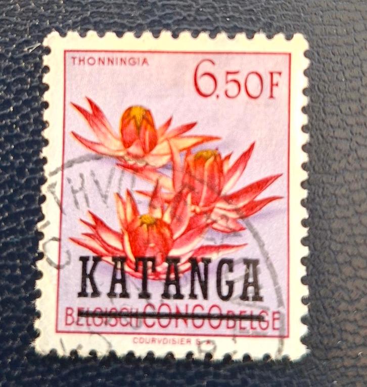 Tampon Katanga OBP 36, Timbres & Monnaies, Timbres | Europe | Belgique, Affranchi, Enlèvement ou Envoi