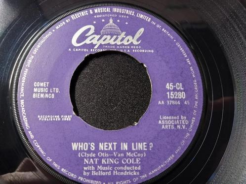 Nat King Cole ‎– Who's Next In Line? " Popcorn  ", Cd's en Dvd's, Vinyl Singles, Gebruikt, Single, Pop, 7 inch, Ophalen of Verzenden