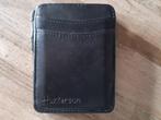 Hunterson portemonnee leder Magic Wallet, Handtassen en Accessoires, Portemonnees, Ophalen of Verzenden, Zo goed als nieuw, Zwart