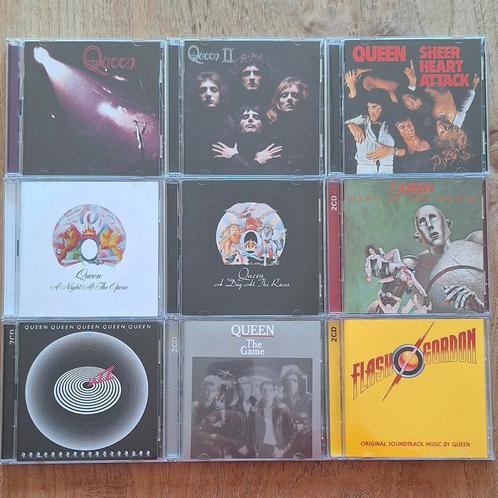 Queen - 9 Studio albums (2CD Edities), Cd's en Dvd's, Cd's | Rock, Zo goed als nieuw, Poprock, Ophalen of Verzenden