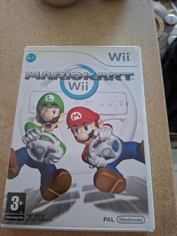 Jeu Nintendo Wii Mario Kart Wii + Volant +++++ beschikbaar voor biedingen