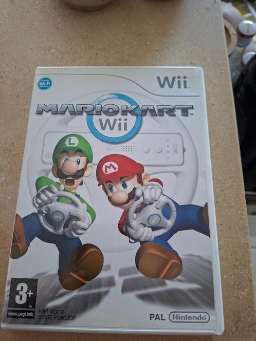Jeu Nintendo Wii Mario Kart Wii + Volant +++++, Games en Spelcomputers, Games | Nintendo Wii, Zo goed als nieuw, Racen en Vliegen