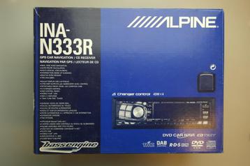 Alpine INA-N333R autoradio GPS CD NIEUW beschikbaar voor biedingen