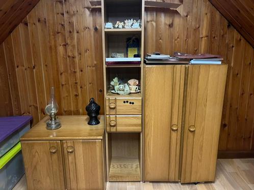 Houten Kastenset – Ideaal voor op zolder of hobbyruimte, Antiek en Kunst, Antiek | Vazen, Ophalen