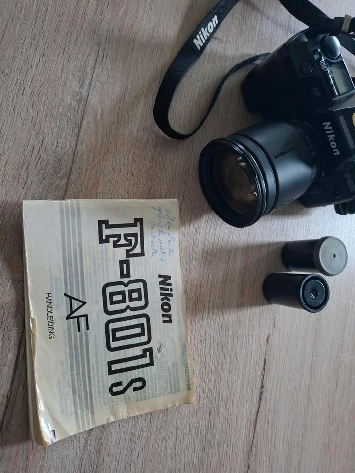 Nikon F-801 met Tarmon 28-200 AF lens, Audio, Tv en Foto, Optische apparatuur | Verrekijkers, Ophalen of Verzenden