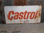Zeer groot metalen reclamebord van Castrol, Ophalen, Gebruikt, Reclamebord