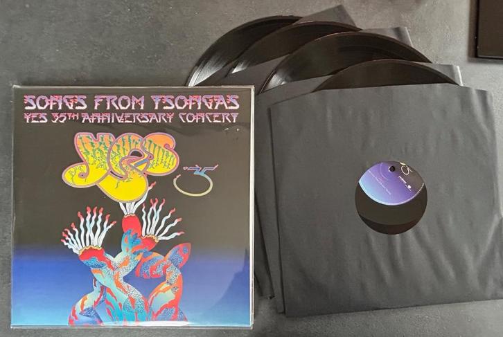 YES ‎– Songs From Tsongas (35th Anniv. concert) ( 4 LP set ), Cd's en Dvd's, Vinyl | Rock, Zo goed als nieuw, Progressive, 12 inch