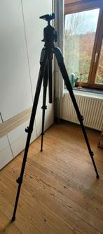 Manfrotto D55 statief + balhoofd + draagzak, Audio, Tv en Foto, Fotografie | Statieven en Balhoofden, Ophalen, Driepoot, Zo goed als nieuw