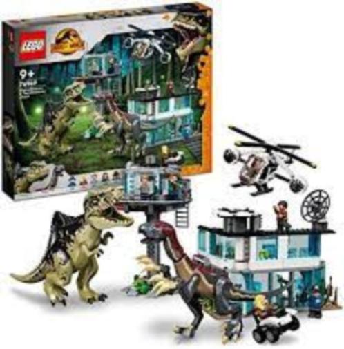 Lego 76949 l’attaque du Giganotosaurus et du Therizinosaurus, Enfants & Bébés, Jouets | Duplo & Lego, Neuf, Lego, Ensemble complet