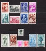 België 1948 4 reeksen, Verzenden, Postfris, Spoor van plakker