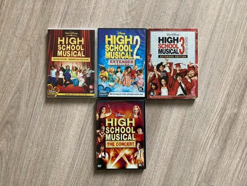 High School Musical 1-3 + The Concert, Cd's en Dvd's, Dvd's | Kinderen en Jeugd, Zo goed als nieuw, Film, Overige genres, Alle leeftijden