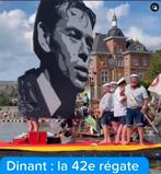 Groot handgemaakt schilderij van Jacques Brel