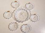 Vintage AVON kristallen schaal met 6 kleinere schaaltjes, Ophalen