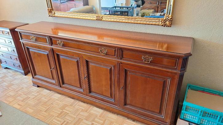 Meubels Kerselaar - Complete eetkamer, Huis en Inrichting, Kasten | Dressoirs, Gebruikt, Kersenhout, Ophalen