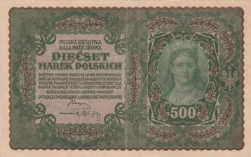 POLEN PIECSET 500 MAREK POLSKICH 1919 beschikbaar voor biedingen