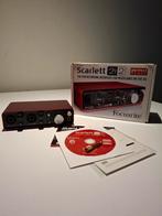 Focusrite Scarlet 2i2 Usb Interface, Informatique & Logiciels, Cartes son, Enlèvement, Utilisé