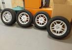 Jantes en alliage Opel Omega avec pneus hiver 205/65-15, Auto-onderdelen, Banden en Velgen, Ophalen, Gebruikt, 15 inch, Banden en Velgen