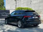 Audi A3 2.0 TDI Edition S Line Automaat 2023 Matrix Digital, Auto's, Automaat, Stof, Zwart, Bedrijf