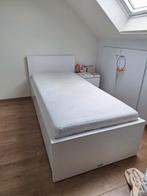 Ëénpersoonsbed wit Bopita extra slaapschuif, Kinderen en Baby's, Kinderkamer | Complete kinderkamers, Ophalen, Zo goed als nieuw