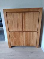 teak kast met 4 deuren, Huis en Inrichting, Kasten | Computermeubels, Ophalen, Gebruikt, 120 tot 170 cm, 40 tot 80 cm