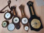 Mooie 6 oude diverse thermometers met barometers, Antiek en Kunst, Ophalen