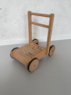 Houten loopwagentje met blokken, Kinderen en Baby's, Ophalen, Zo goed als nieuw