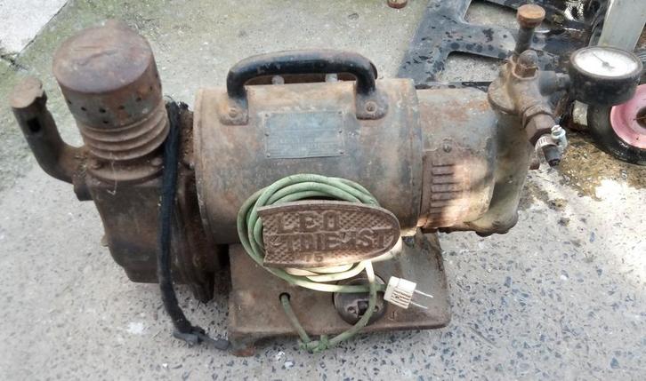 Compressor Heinrich Léo Gare, Doe-het-zelf en Bouw, Compressors, Gebruikt, 6 tot 10 bar