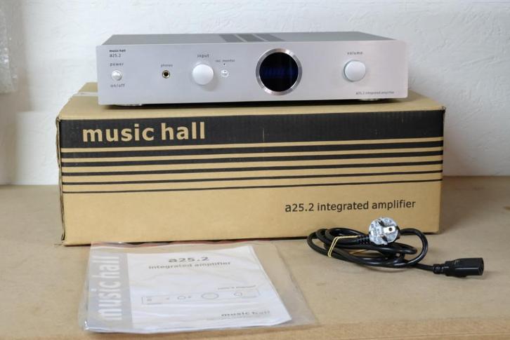 ampli amplificateur music hall A25.2 A25 complet avec boîte, TV, Hi-fi & Vidéo, Amplificateurs & Ampli-syntoniseurs, Comme neuf