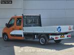 Renault Master 125PK Open Laadbak Dubbel Cabine Navi Pritsch, Auto's, Euro 5, Gebruikt, 4 cilinders, Leder