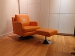 Trendy vintage fauteuil, Enlèvement, Comme neuf, Cuir