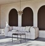 Beige zetel Maison du Monde zo goed al nieuw (1 jaar oud), Huis en Inrichting, Fauteuils, Ophalen, Zo goed als nieuw
