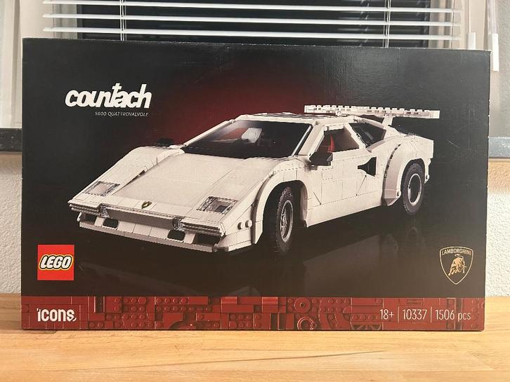 Lego Icons 10337 - Lamborghini Countach 5000 Quattrovalvole, Kinderen en Baby's, Speelgoed | Duplo en Lego, Zo goed als nieuw