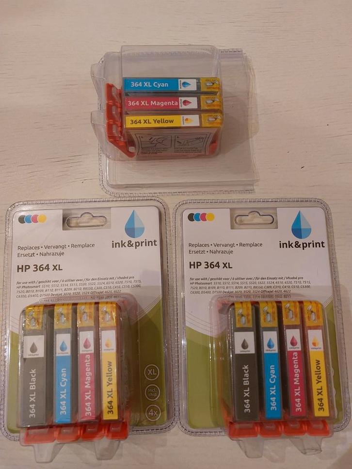 HP 364XL inktcartridges, Computers en Software, Printerbenodigdheden, Nieuw, Ophalen of Verzenden