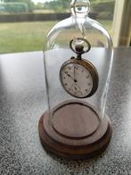 zakhorloge Inter met glazen stolp., Ophalen of Verzenden, Zakhorloge