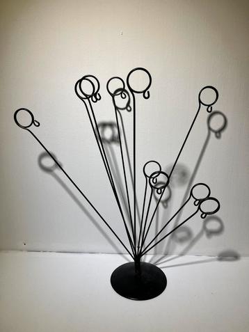 10x zwarte stalen fotohouder beschikbaar voor biedingen