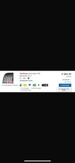 Yokohama Advan sport v107*285/45/22*325/40/22, Gebruikt, 325 mm, Overige maten, Ophalen of Verzenden