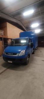 Iveco Daily oplegger, 4 deurs, Iveco, Blauw, Leder