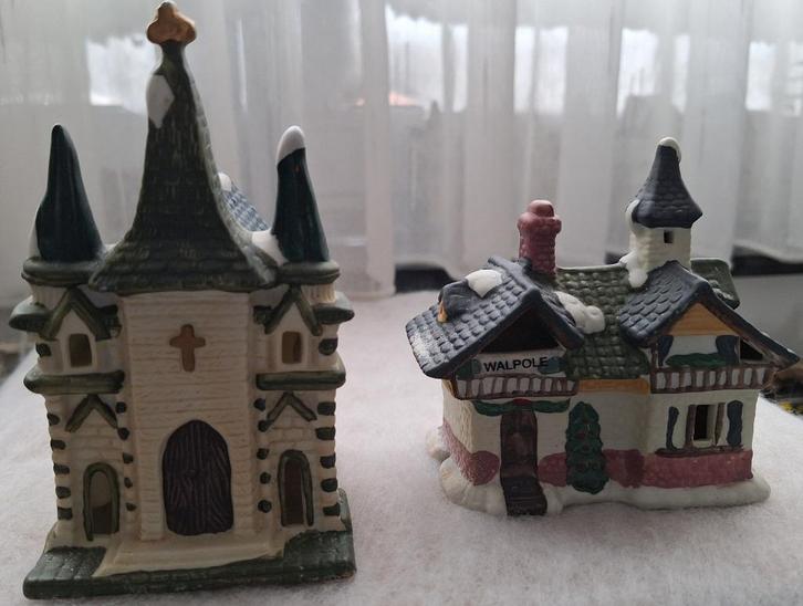 Kersthuisjes 1, Diversen, Kerst, Zo goed als nieuw, Ophalen of Verzenden
