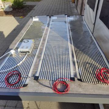 Vloerverwarming folie + voeding 24V beschikbaar voor biedingen