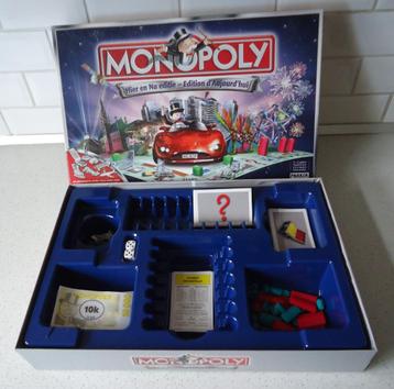 "Monopoly Hier en Nu Editie" van Parker - In Prima Staat ! beschikbaar voor biedingen