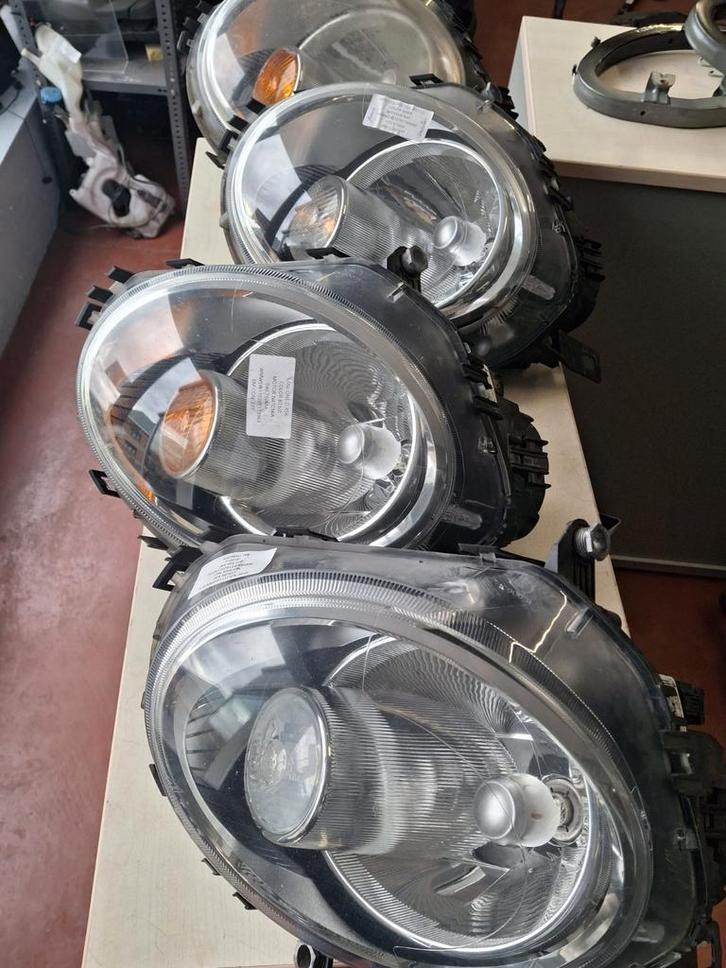 Mini r56 r57 koplamp links, witte en oranje afwerking, Auto-onderdelen, Verlichting, Mini, Ophalen of Verzenden