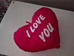 I love you kussen goede staat, Kinderen en Baby's, Kindermode-accessoires, Ophalen of Verzenden