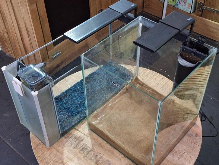 2x nano aquarium, Dieren en Toebehoren, Vissen | Aquaria en Toebehoren, Ophalen of Verzenden