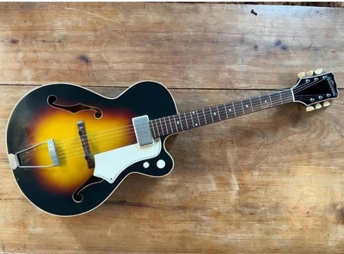 Guitar archtop National 1958, Muziek en Instrumenten, Snaarinstrumenten | Gitaren | Elektrisch, Gebruikt, Hollow body, Overige merken