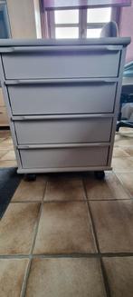 Kantoorkast met wielen 4 laden als nieuw., Huis en Inrichting, Ophalen, Zo goed als nieuw