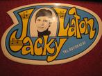 Muziek sticker x 1 Jacky Lafon, Verzamelen, Muziek, Artiesten en Beroemdheden, Verzenden, Gebruikt, Overige typen