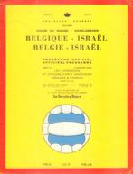 09.05.1965 - VOETBAL PROGRAMMA BELGIË v ISRAEL (WK 1966 Q), Boek of Tijdschrift, Ophalen of Verzenden, Zo goed als nieuw