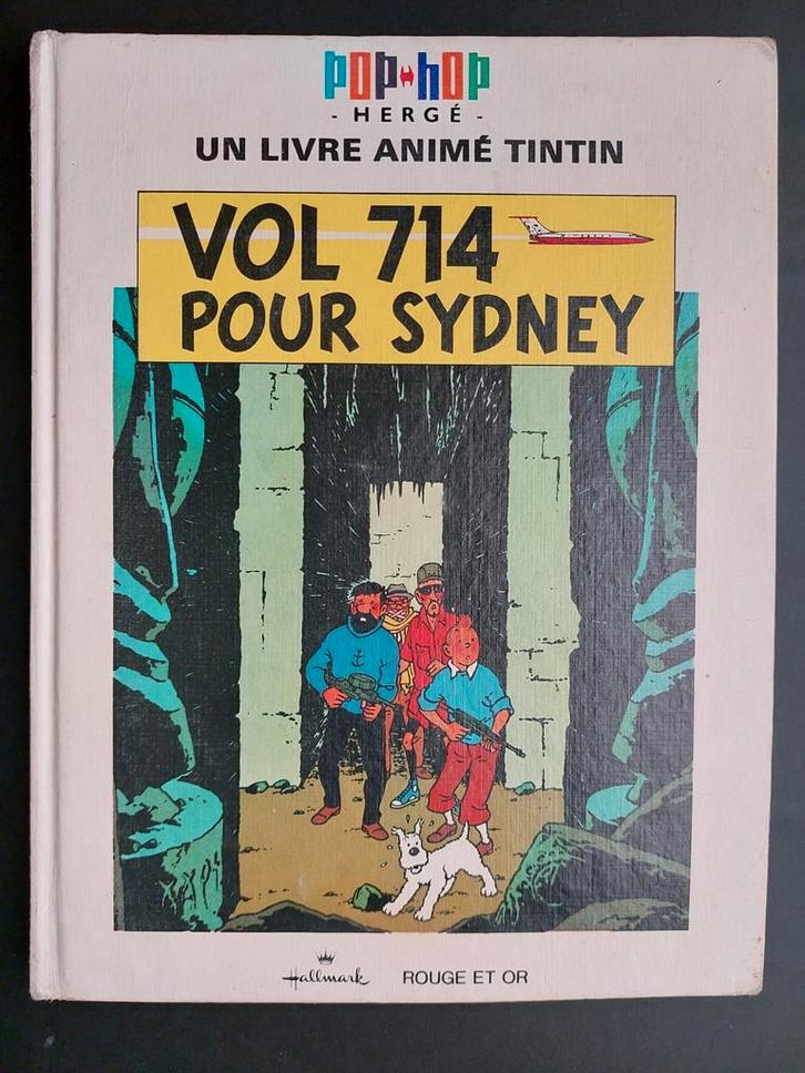 TINTIN Pop-Hop vol 714 pour Sydney 1971 complet bon état, Boeken, Stripverhalen, Ophalen of Verzenden
