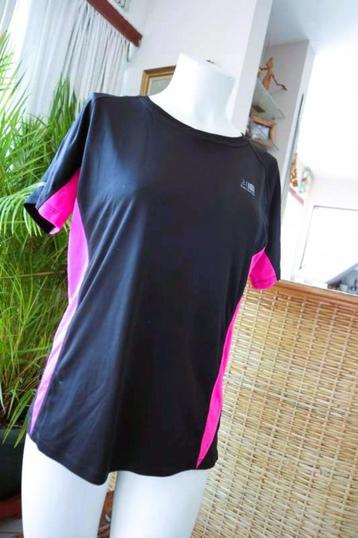 sportief zwart & roze keurig T-shirt beschikbaar voor biedingen